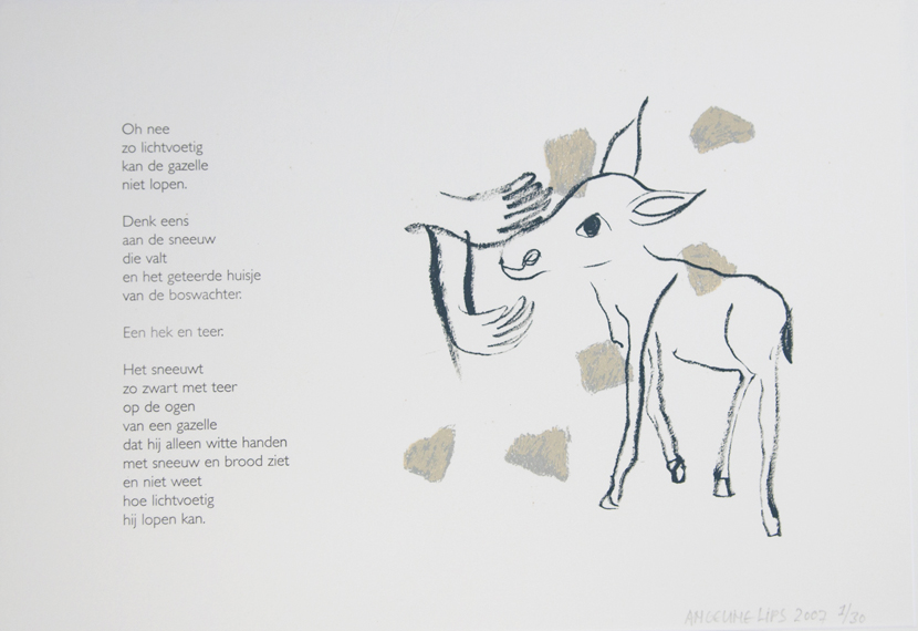 gedicht 2 gazelle. uit cassette Jan Arends