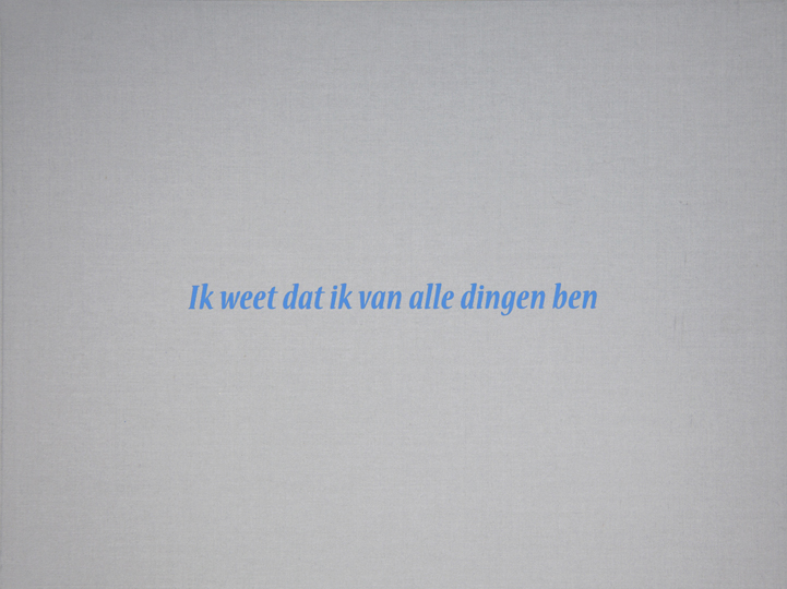 ik weet dat ik van alle dingen ben-01-Voorkant